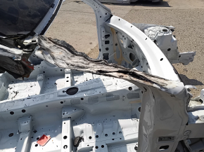 Mercedes GLC 16-22 front right quarter panel on the body, white, dented pillar