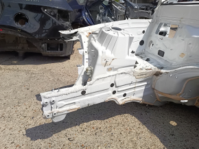 Mercedes GLC 16-22 front right quarter panel on the body, white, dented pillar