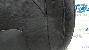 Driver's seat lower trim for Ford Fusion mk5 17-20 titanium, black leather, perforated, dents, needs cleaning