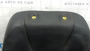 Upper driver's seat trim for Ford Fusion mk5 17-20 titanium, black leather, perforation, dents, worn, needs cleaning