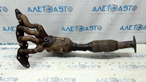 Exhaust manifold with catalytic converter for Ford Fusion mk5 13-20 hybrid, plug-in
