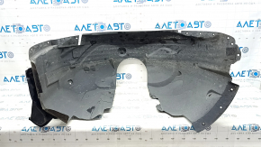 The front left fender liner of a Ford Fusion mk5 17-20 is torn.