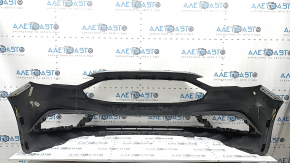 Front bumper, bare, Ford Fusion mk5 17-18, without parking sensors, graphite, scratches, dents