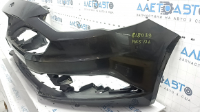 Front bumper, bare, Ford Fusion mk5 17-18, without parking sensors, graphite, scratches, dents