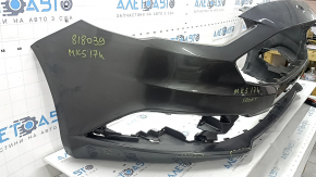 Front bumper, bare, Ford Fusion mk5 17-18, without parking sensors, graphite, scratches, dents
