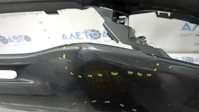 Front bumper, bare, Ford Fusion mk5 17-18, without parking sensors, graphite, scratches, dents