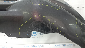 Front bumper, bare, Ford Fusion mk5 17-18, without parking sensors, graphite, scratches, dents