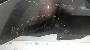Front bumper, bare, Ford Fusion mk5 17-18, without parking sensors, graphite, scratches, dents
