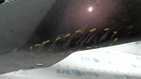 Front bumper, bare, Ford Fusion mk5 17-18, without parking sensors, graphite, scratches, dents