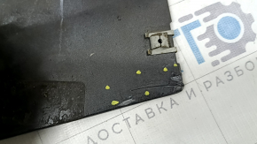 Left threshold Ford Fusion mk5 13-20 graphite, without seal, broken fasteners, crack, crack in fastener, dented