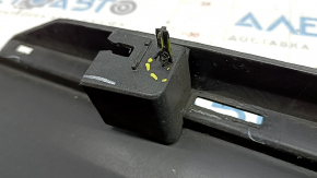 Left threshold Ford Fusion mk5 13-20 graphite, without seal, broken fasteners, crack, crack in fastener, dented