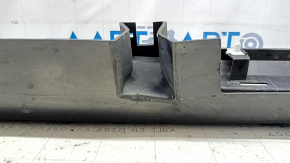 Left threshold Ford Fusion mk5 13-20 graphite, without seal, broken fasteners, crack, crack in fastener, dented