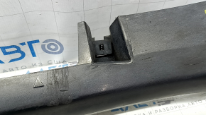 Left threshold Ford Fusion mk5 13-20 graphite, without seal, broken fasteners, crack, crack in fastener, dented