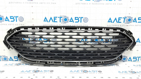 Ford Escape MK4 2020-22 grille, black gloss mesh, chrome frame, scratches, broken frame