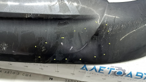 Ford Fusion mk5 13-18 rear bumper lip for 1 pipe, graphite, dented, scratches, crack in mount, broken mount