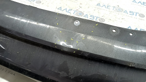 Ford Fusion mk5 13-18 rear bumper lip for 1 pipe, graphite, dented, scratches, crack in mount, broken mount