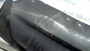 Ford Fusion mk5 13-18 rear bumper lip for 1 pipe, graphite, dented, scratches, crack in mount, broken mount