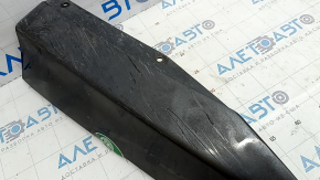 Ford Fusion mk5 13-18 rear bumper lip for 1 pipe, graphite, dented, scratches, crack in mount, broken mount