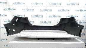 Rear bumper, bare, Ford Fusion mk5 13-18, graphite, for 4 parking sensors, dents, scratches