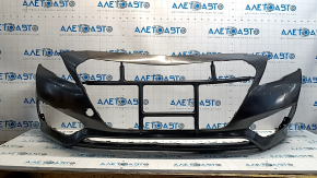 Front bumper bare Hyundai Sonata 16-17 hybrid OEM dented, scratched