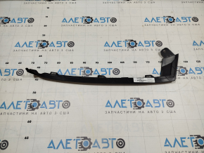 Front bumper molding, lower right, Honda Accord 18-20, gloss black