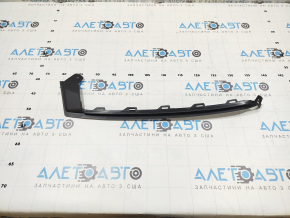 Front bumper molding, lower right, Honda Accord 18-20, gloss black