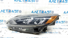Ford Escape MK4 20-22 halogen front left headlight with LED DRL, polished finish
