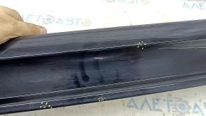 Ford Fusion mk5 13-18 rear bumper trim for 1 pipe, gloss black, dents, torn mount, dent