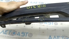 Ford Fusion mk5 13-18 rear bumper trim for 1 pipe, gloss black, dents, torn mount, dent