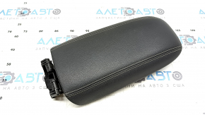 Ford Escape MK4 2020-24 center console armrest, black leather, gray stitching