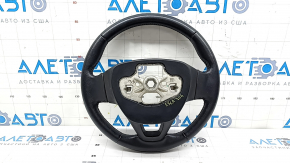 Naked steering wheel Ford Escape MK4 20-22 leather, no buttons, no overlay, worn