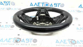 Naked steering wheel Ford Escape MK4 20-22 leather, no buttons, no overlay, worn