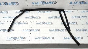 Upper rear left door molding for Ford Fusion mk5 17-20 chrome with glass seal