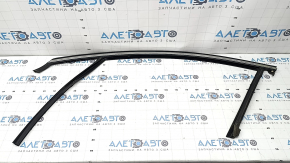 Upper front left door molding for Ford Fusion mk5 17-20 chrome with glass seal