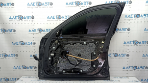 Front right door assembly BMW 5 G30 17-23 black 668, dent