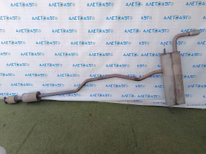 Exhaust pipe for 1 Ford Fusion mk5 13-19 2.0 hybrid, plug-in with catalytic converter, crushed