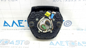 Airbag in the steering wheel of the driver's BMW 5 G30 17-23 black, leather, corrosion on the emblem