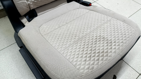 Right rear seat for Ford Escape MK4 20-22 without airbag, beige and black cloth, for cleaning, without headrest