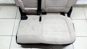 Left rear seat for Ford Escape MK4 2022 without airbag, with armrest, with belt, beige and black cloth, for cleaning, without headrest