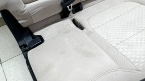 Left rear seat for Ford Escape MK4 2022 without airbag, with armrest, with belt, beige and black cloth, for cleaning, without headrest