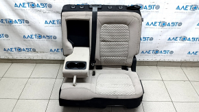 Left rear seat for Ford Escape MK4 2022 without airbag, with armrest, with belt, beige and black cloth, for cleaning, without headrest