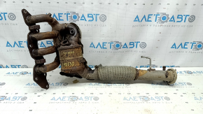Exhaust manifold with catalytic converter for Ford Escape MK4 2020-22 hybrid, rusty