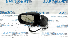 Left side mirror assembly for Jeep Compass 17-24, 3+4 pins, heated, BSM, graphite