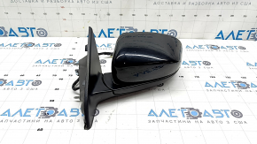 Left side mirror assembly for Jeep Compass 17-24, 3+4 pins, heated, BSM, graphite