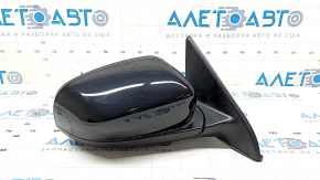 Right side mirror assembly for Jeep Compass 17-25, 3+4 pins, heated, BSM, graphite