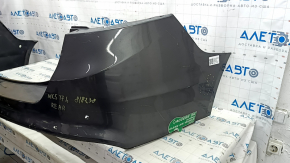 Rear bumper, bare, Ford Fusion mk5 13-18, graphite, for 4 parking sensors, dents, scratches