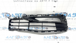 Lower grille front bumper left BMW 5 G30 17-20 black gloss