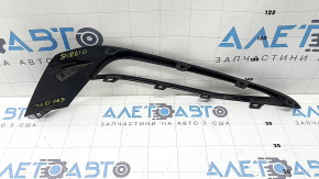 Left fog light frame for BMW 5 G30 17-20, gloss black, scratches, dents