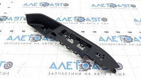 Black front left window control trim for Jeep Compass 22-25