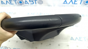 BMW 5 G30 17-23 black leather steering wheel, Sport, paddle shifters, no heating, scratches, peeling